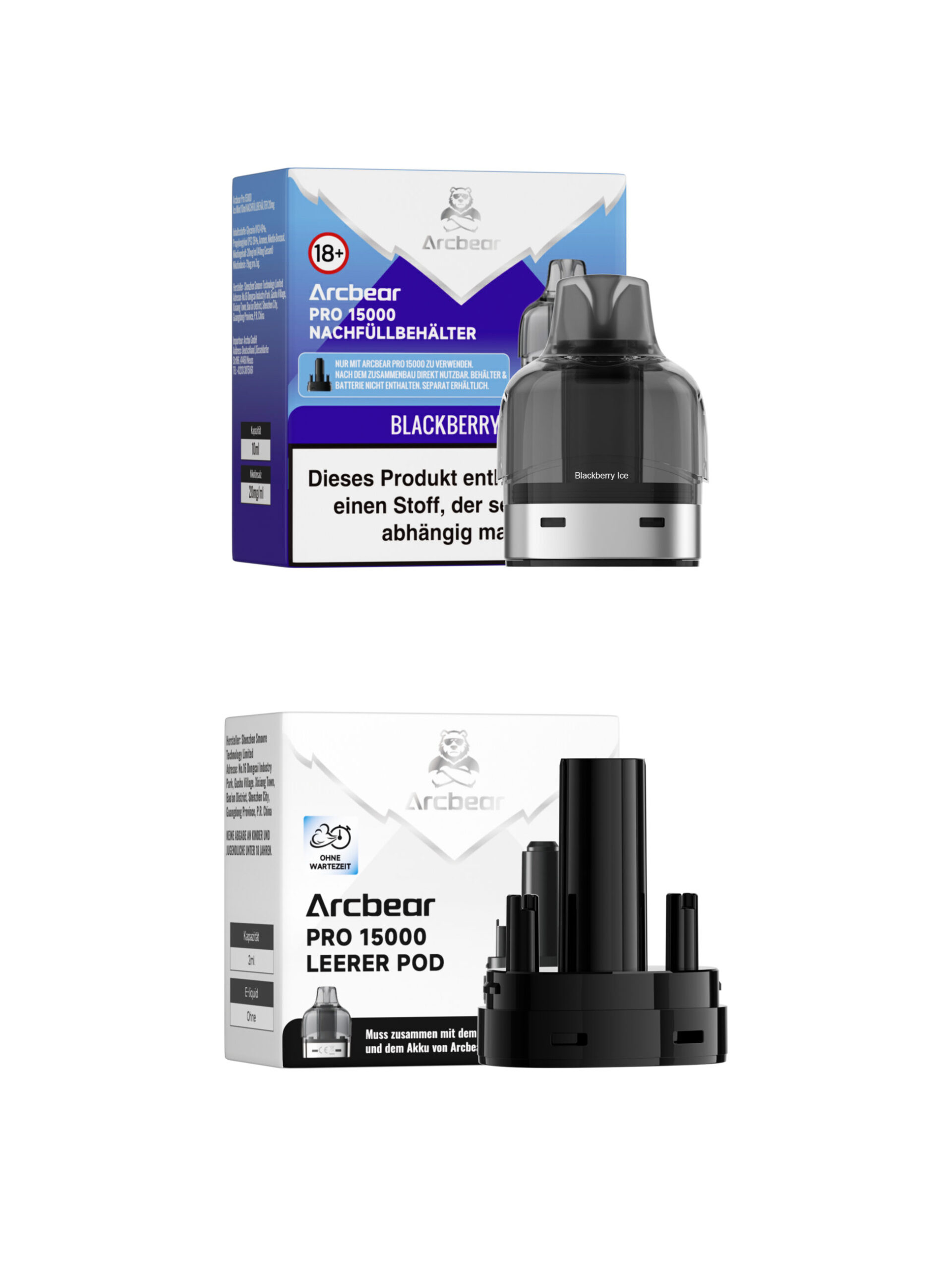 Arcbear Pro 15000 | Blackberry Ice | Liquid Pod