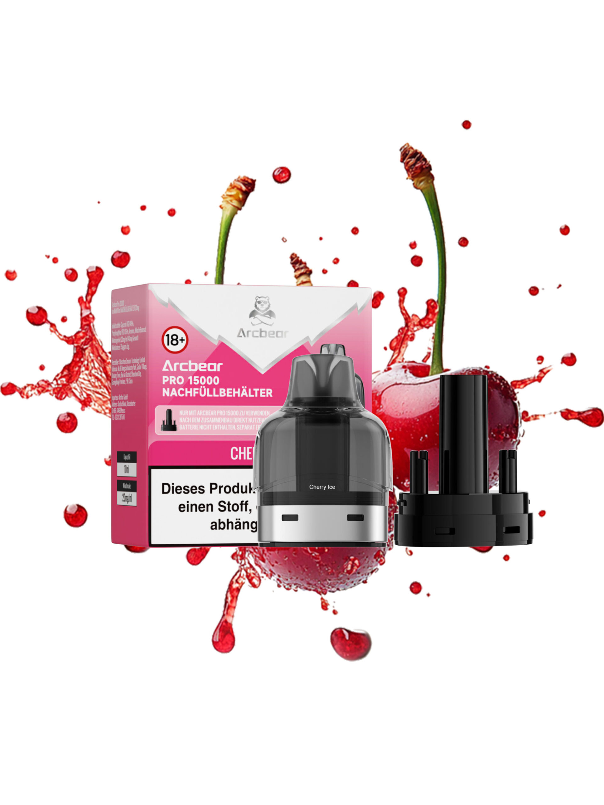 Arcbear Pro 15000 | Cherry Ice | Liquid Pod
