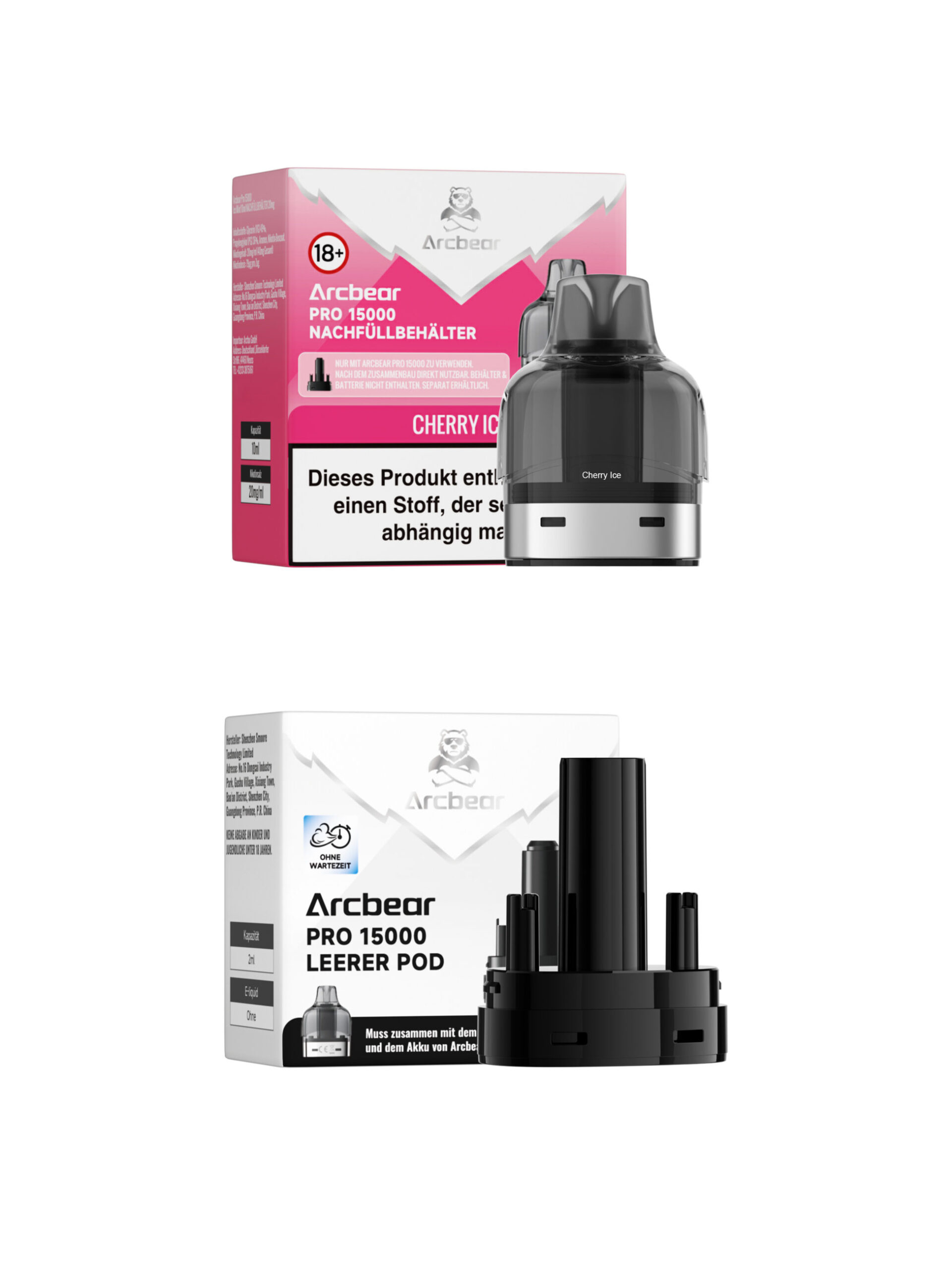 Arcbear Pro 15000 | Cherry Ice | Liquid Pod