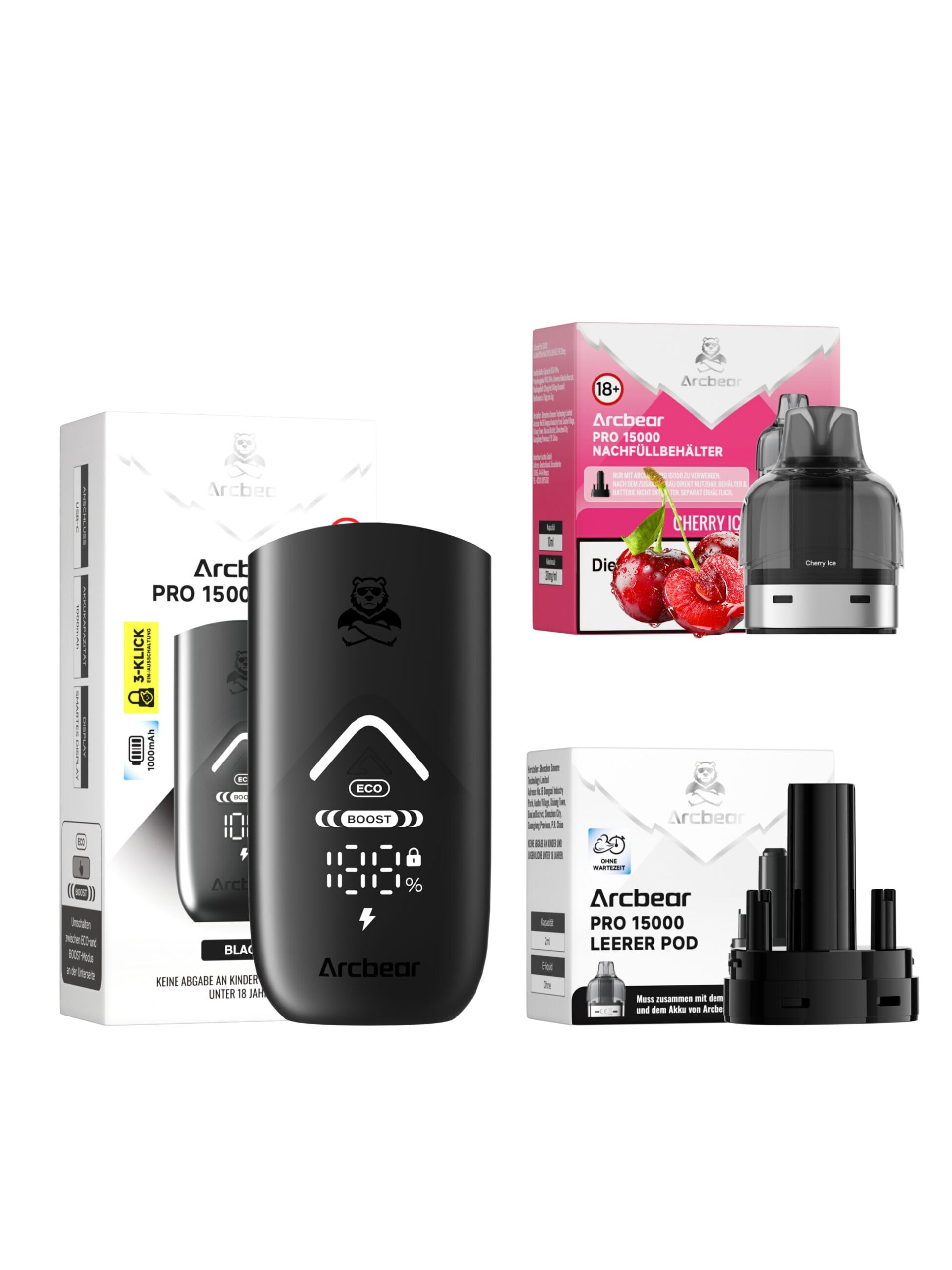 Arcbear Pro 15000 | Starter Kit | Cherry Ice