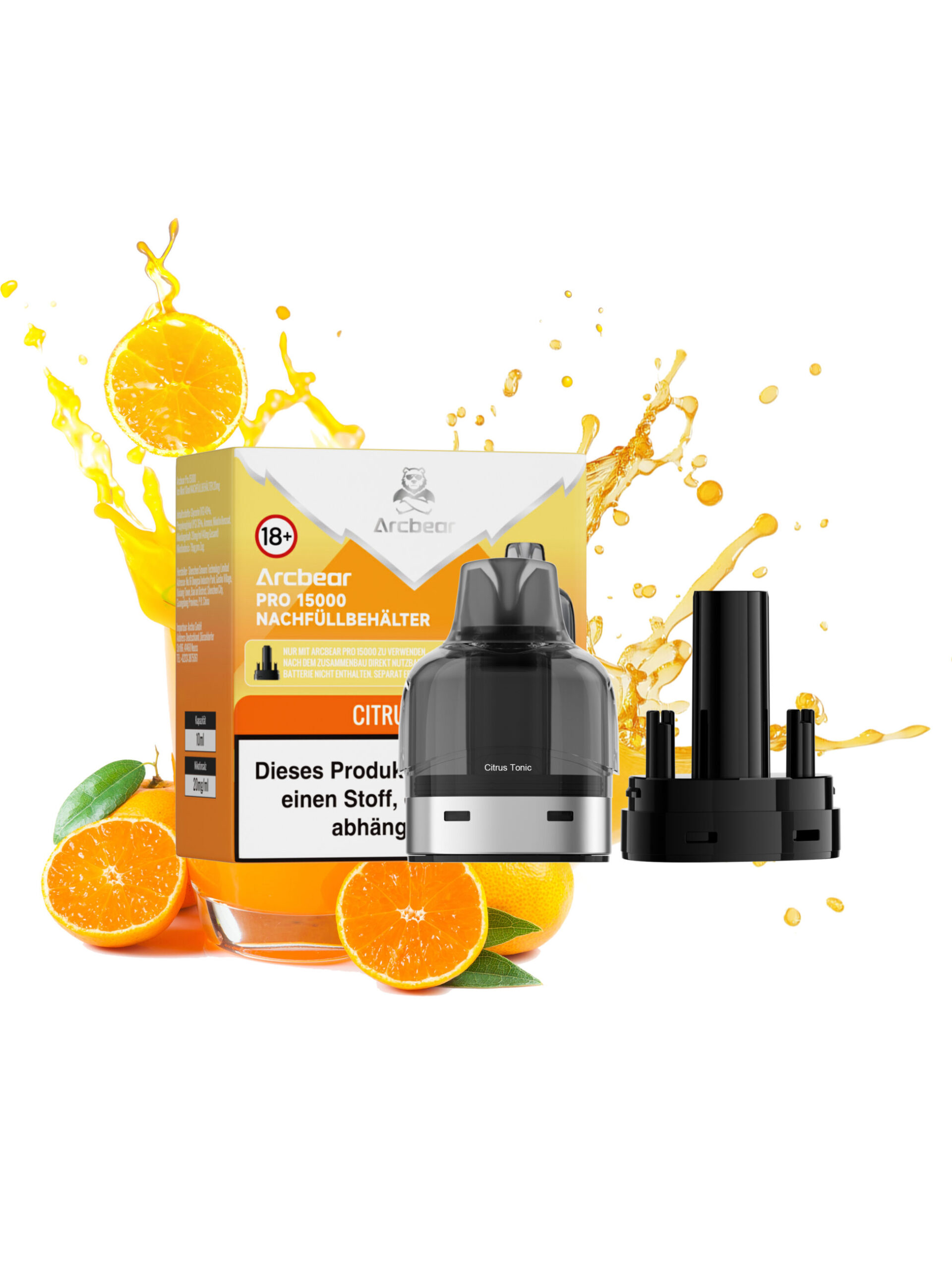 Arcbear Pro 15000 | Citrus Tonic | Liquid Pod