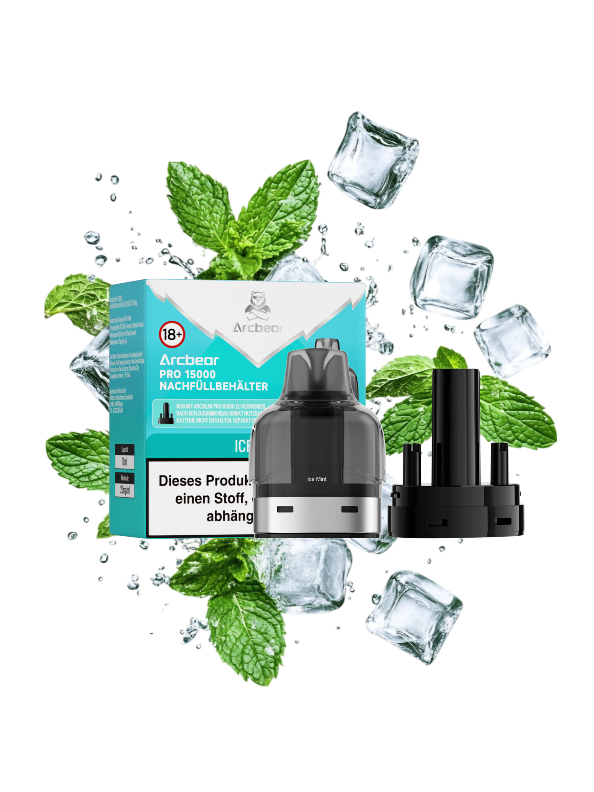 Arcbear Pro 15000 | Ice Mint | Liquid Pod