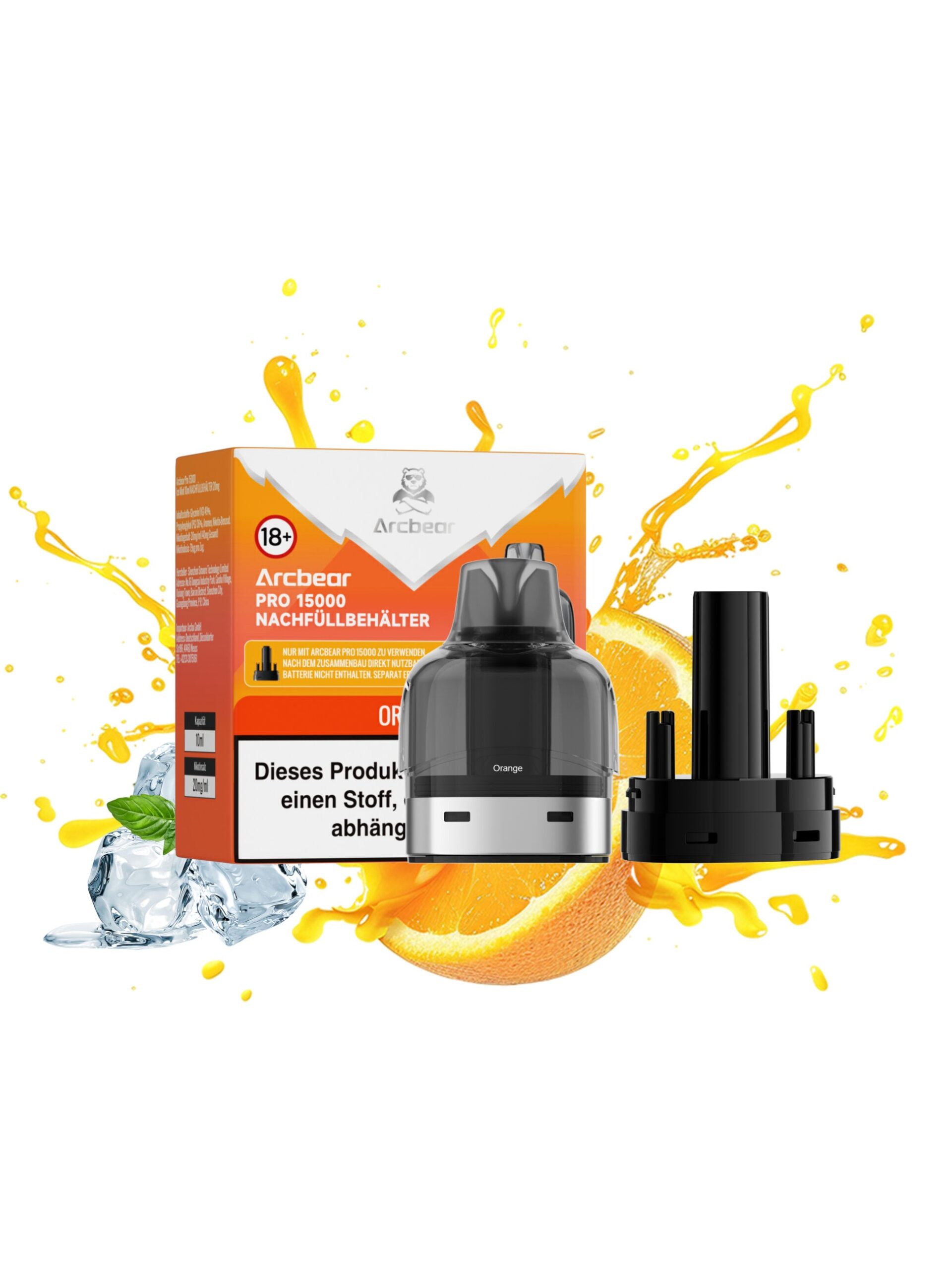 Arcbear Pro 15000 | Orange | Liquid Pod