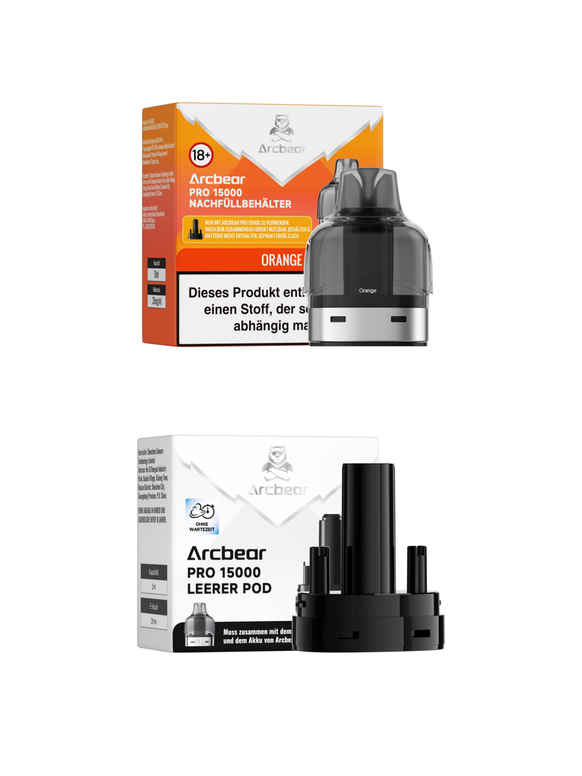 Arcbear Pro 15000 | Orange | Liquid Pod