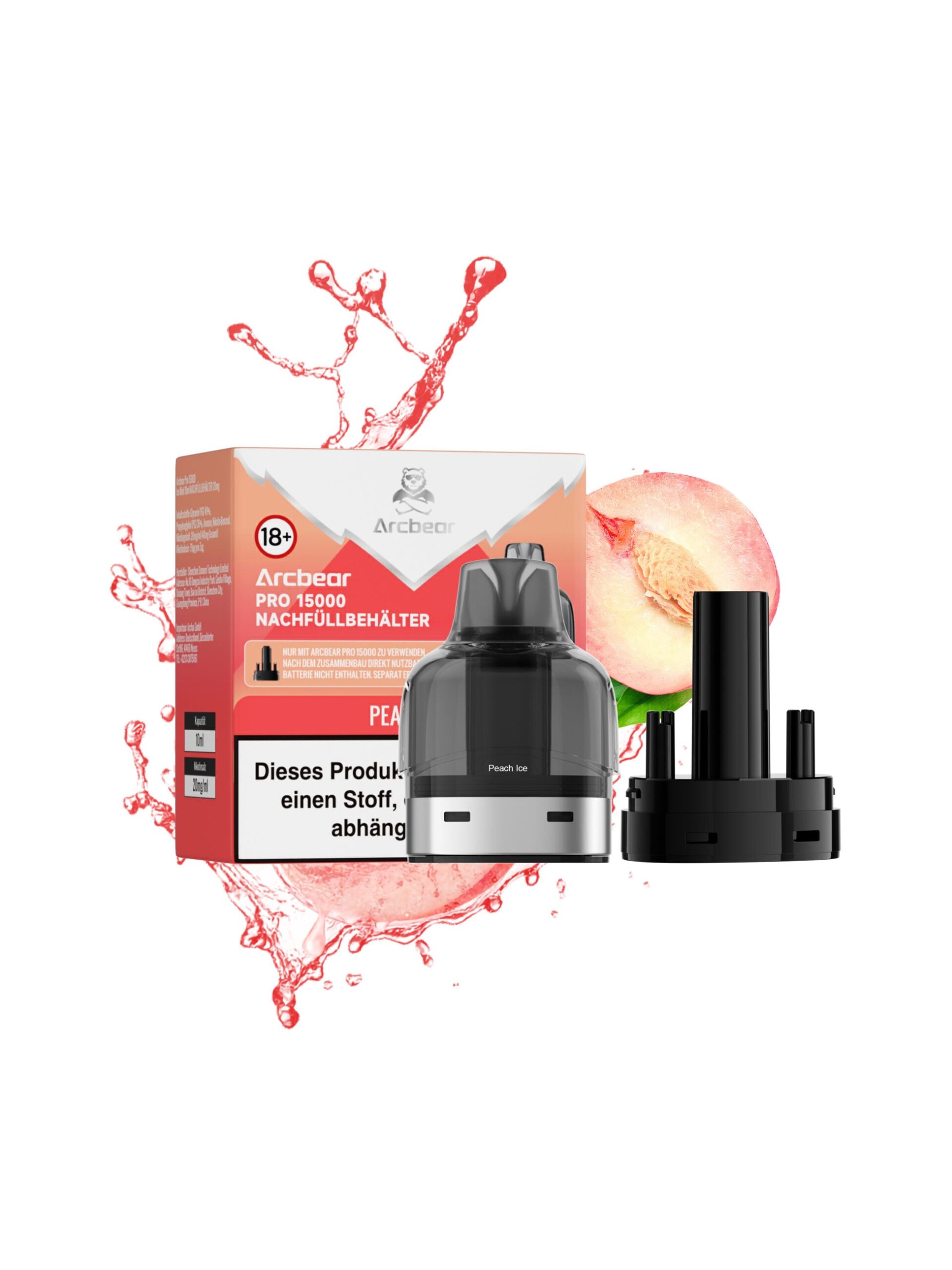 Arcbear Pro 15000 | Peach Ice | Liquid Pod