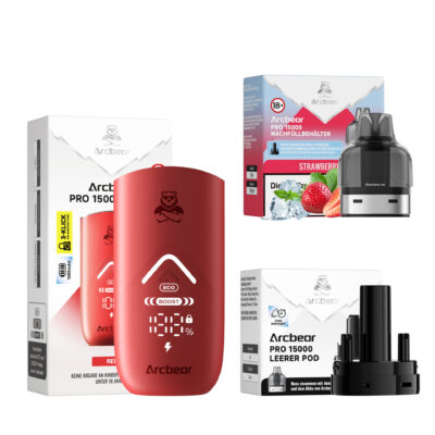 Arcbear Pro 15000 | Starter Kit | Strawberry Ice