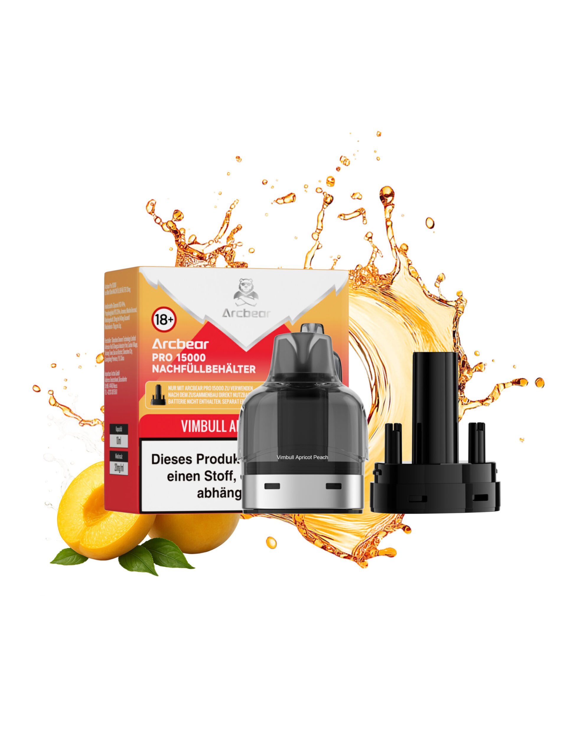 Arcbear Pro 15000 | Vimbull Apricot Peach | Liquid Pod