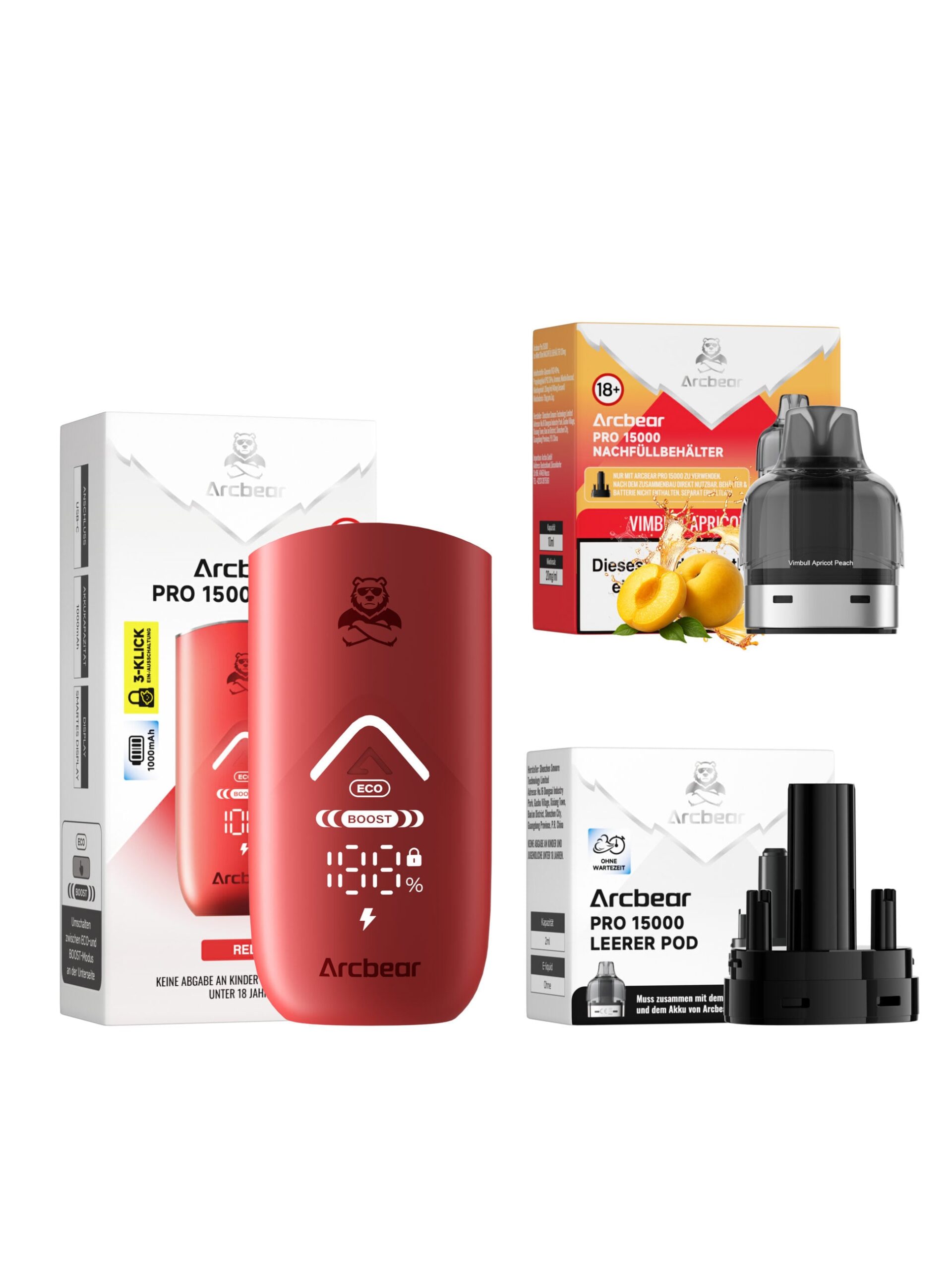 Arcbear Pro 15000 | Starter Kit | Vimbull Apricot Peach