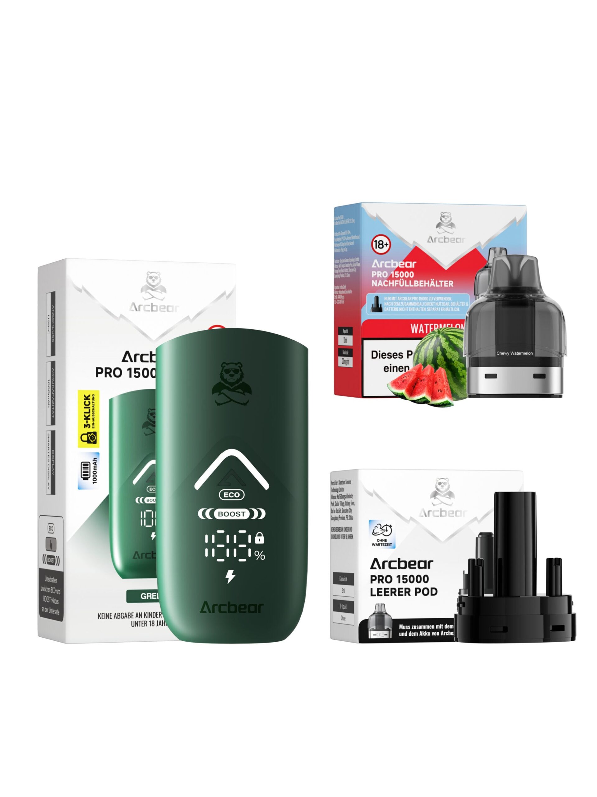 Arcbear Pro 15000 | Starter Kit | Watermelon Ice